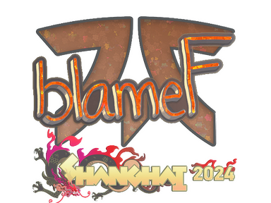Sticker | blameF (Glitter) | Shanghai 2024