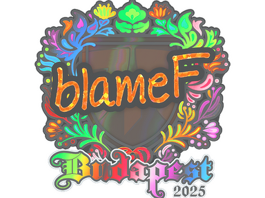Sticker | blameF (Holo) | Budapest 2025