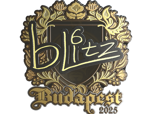 Sticker | bLitz (Gold) | Budapest 2025