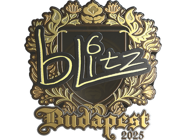Sticker | bLitz (Gold) | Budapest 2025