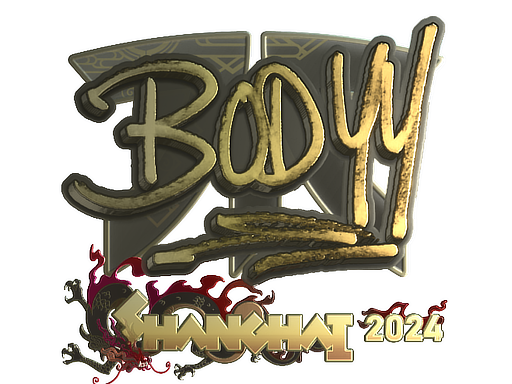 Sticker | bodyy (Gold) | Shanghai 2024