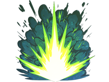 Sticker | Boom Detonation (Glitter)