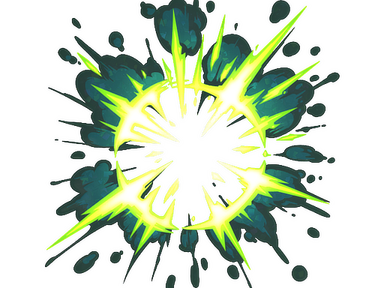 Sticker | Boom Epicenter (Glitter)