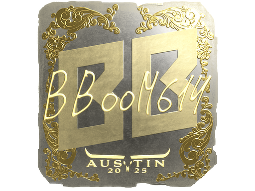 Sticker | Boombl4 (Gold) | Austin 2025