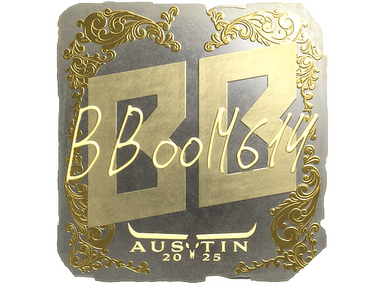 Sticker | Boombl4 (Gold) | Austin 2025