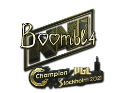 Sticker | Boombl4 (Gold) | Stockholm 2021