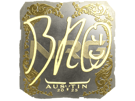 Sticker | br0 (Gold) | Austin 2025