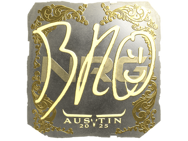 Sticker | br0 (Gold) | Austin 2025