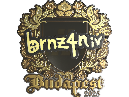 Sticker | brnz4n (Gold) | Budapest 2025