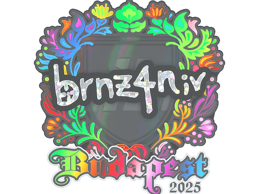 Sticker | brnz4n (Holo) | Budapest 2025