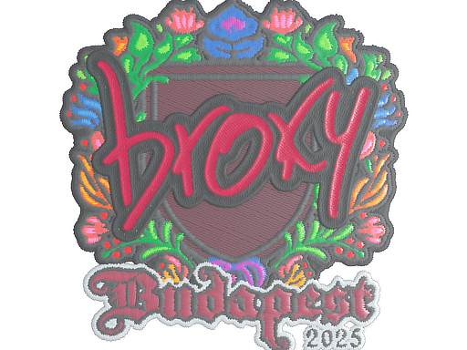 Sticker | broky (Embroidered) | Budapest 2025