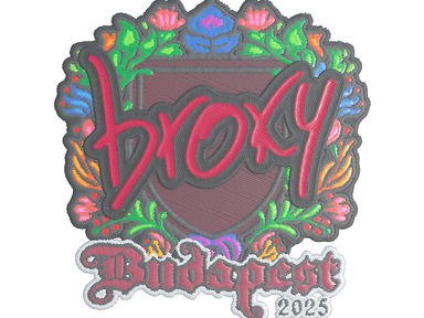 Sticker | broky (Embroidered) | Budapest 2025