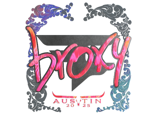 Sticker | broky (Holo) | Austin 2025