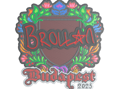 Sticker | Brollan (Embroidered) | Budapest 2025