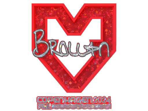 Sticker | Brollan (Glitter) | Copenhagen 2024