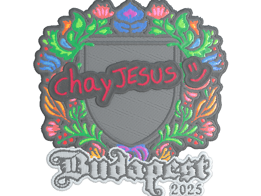 Sticker | chayJESUS (Embroidered) | Budapest 2025