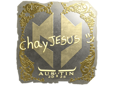 Sticker | chayJESUS (Gold) | Austin 2025