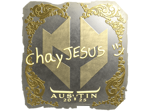 Sticker | chayJESUS (Gold) | Austin 2025