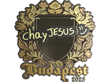 Sticker | chayJESUS (Gold) | Budapest 2025