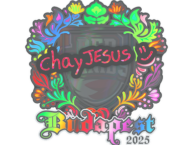 Sticker | chayJESUS (Holo) | Budapest 2025