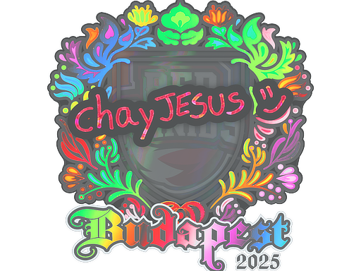 Sticker | chayJESUS (Holo) | Budapest 2025