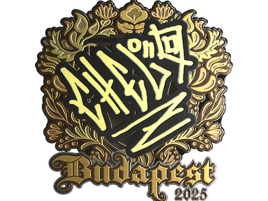 Sticker | chelo (Gold) | Budapest 2025