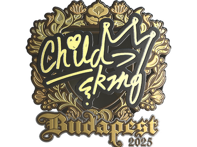 Sticker | ChildKing (Gold) | Budapest 2025