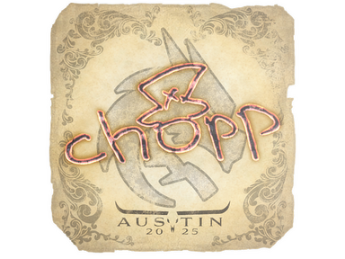 Sticker | chopper | Austin 2025