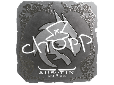 Sticker | chopper (Foil) | Austin 2025