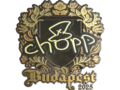 Sticker | chopper (Gold) | Budapest 2025