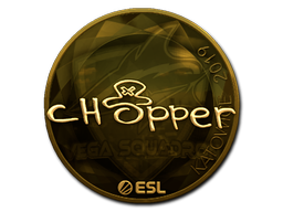 Sticker | chopper (Gold) | Katowice 2019