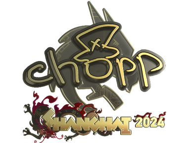 Sticker | chopper (Gold) | Shanghai 2024