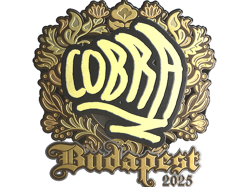 Sticker | cobra (Gold) | Budapest 2025