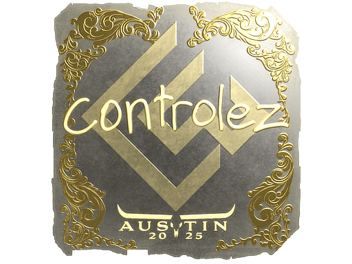 Sticker | controlez (Gold) | Austin 2025