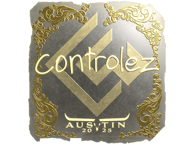 Sticker | controlez (Gold) | Austin 2025