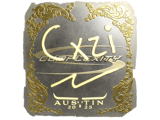 Sticker | Cxzi (Gold) | Austin 2025