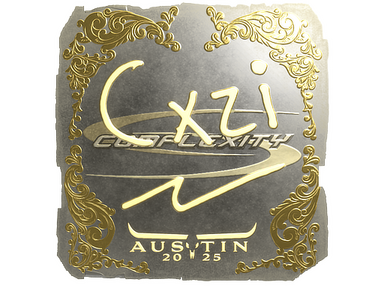 Sticker | Cxzi (Gold) | Austin 2025