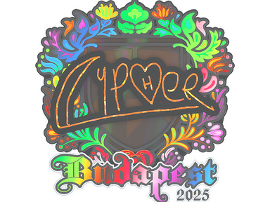 Sticker | Cypher (Holo) | Budapest 2025