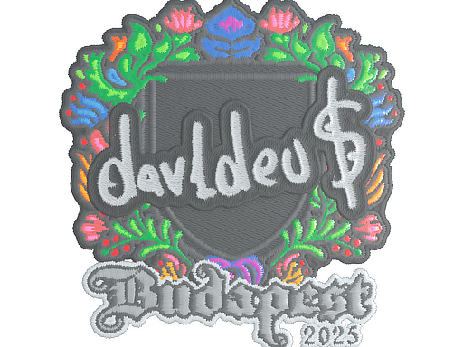Sticker | dav1deuS (Embroidered) | Budapest 2025