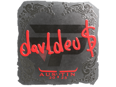 Sticker | dav1deuS (Foil) | Austin 2025