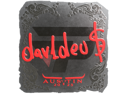 Sticker | dav1deuS (Foil) | Austin 2025