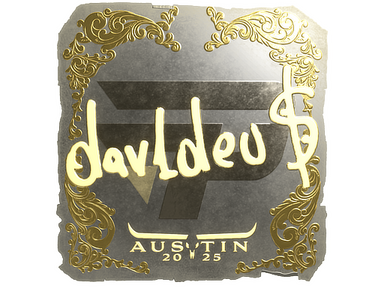 Sticker | dav1deuS (Gold) | Austin 2025