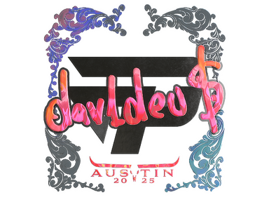 Sticker | dav1deuS (Holo) | Austin 2025