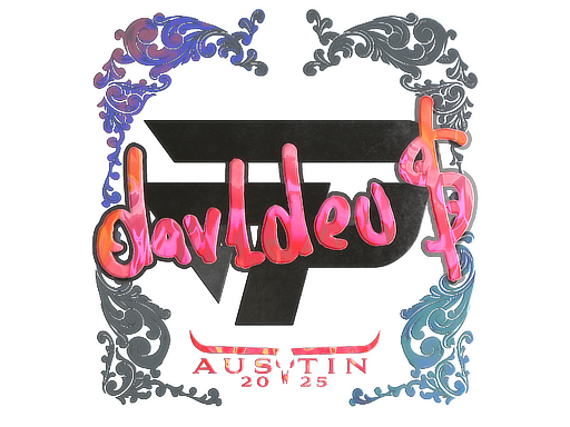 Sticker | dav1deuS (Holo) | Austin 2025