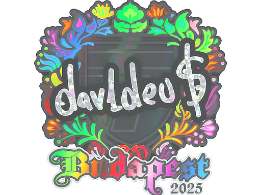 Sticker | dav1deuS (Holo) | Budapest 2025