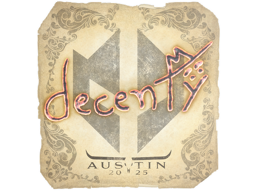 Sticker | decenty | Austin 2025