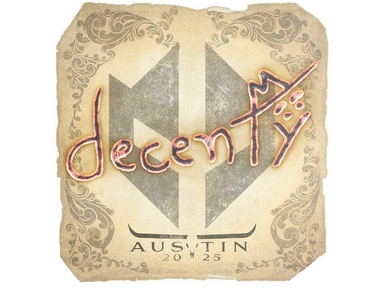 Sticker | decenty | Austin 2025