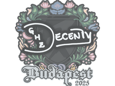 Sticker | decenty | Budapest 2025