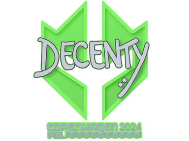 Sticker | decenty | Copenhagen 2024