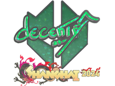 Sticker | decenty (Glitter) | Shanghai 2024